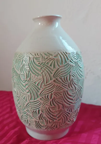 Vase grün